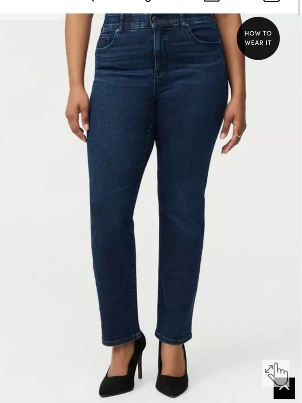 Bombshell High-Rise Straight Jean